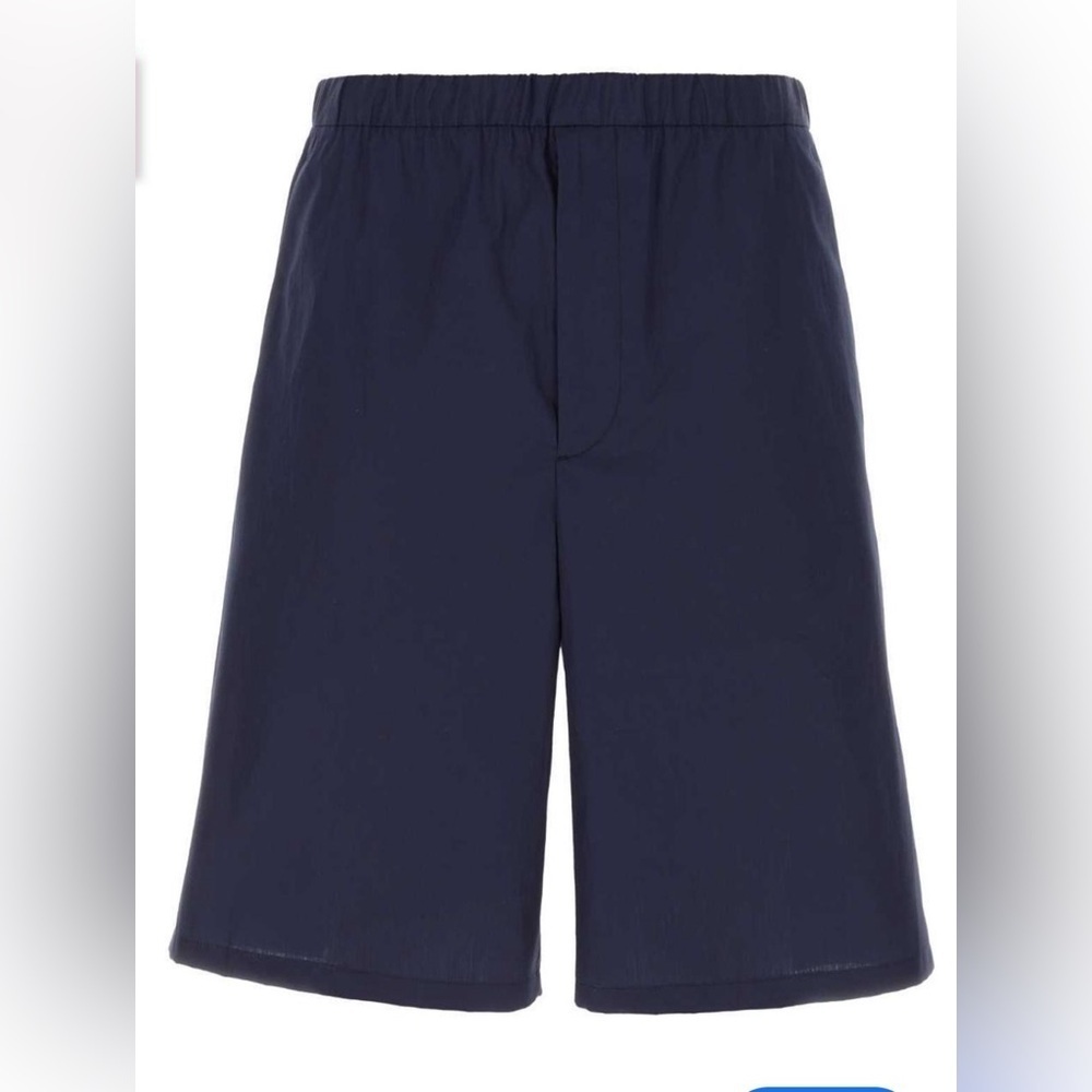 Prada Men's Blue Cotton Bermuda Shorts - Picture 3 of 4